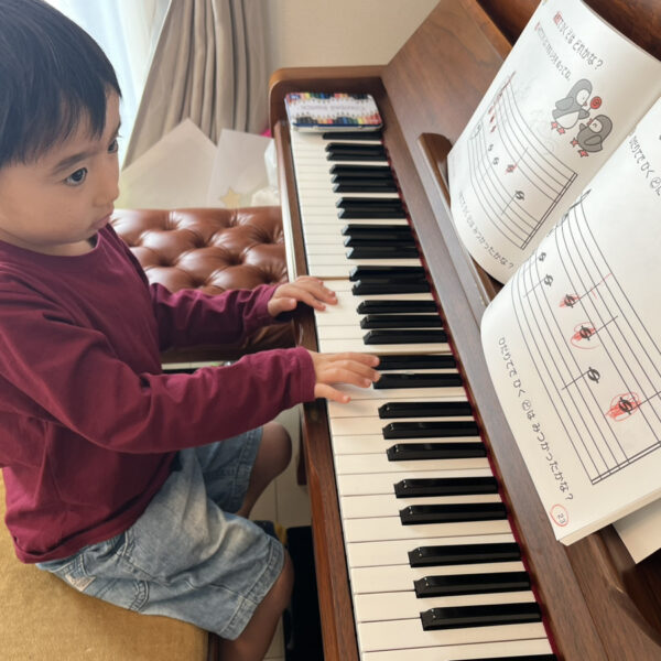 ピアノのレッスン